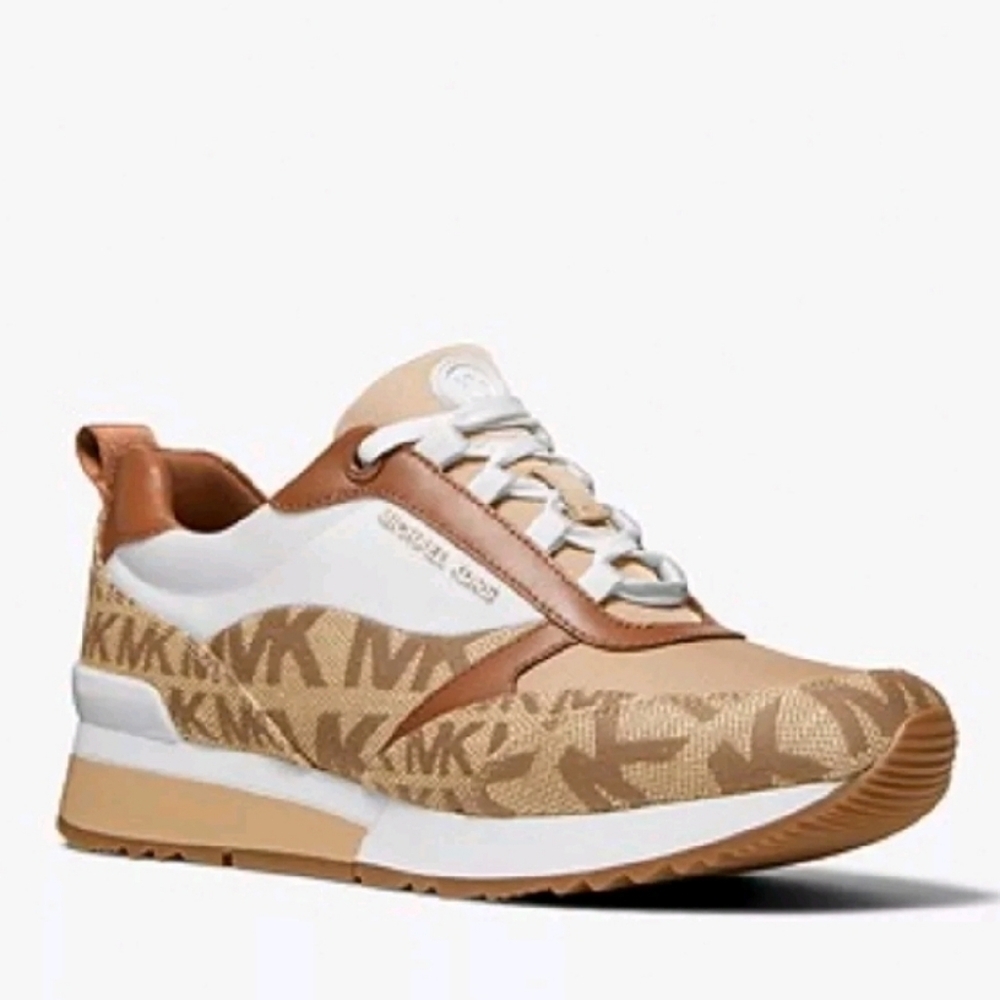 Michael Kors Allie Stride Sneakers Beige/Ebony